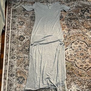 Maxi dress with slits at both sides